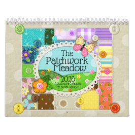 2026 Patchwork Meadow Schriftkalender Kalender