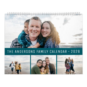 2026 Personalisierte Familie Einfach Minimalistisc Kalender