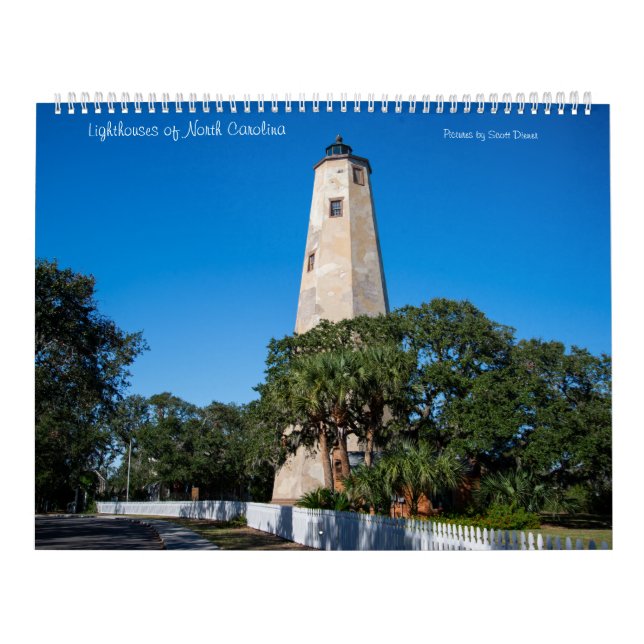 2026 : Phare de Caroline du Nord Calendrier Lg (Protection)