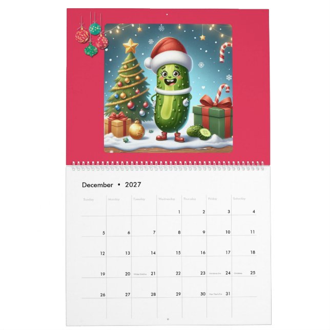 2026 Pickle-Charakter-Thema  Kalender (Dez 2027)