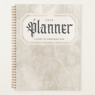 2026 Planer – Ein Neuanfang