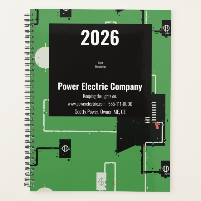 2026 Planer für Elektroinstallation  (Vorderseite)