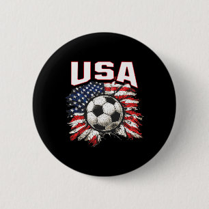 2026 Pokal Flagge Fußball Stolz Spaß Familie USA Button