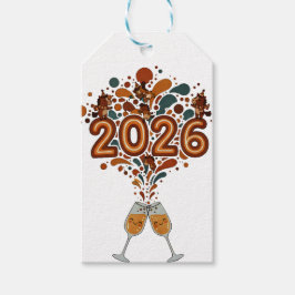 2026 Pony Party Splash – Whimsical New Year Celebr Geschenkanhänger