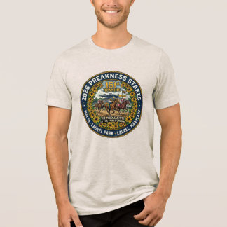 2026 Preakness Stakes 151 Pferderennsport-Design Tri-Blend Shirt