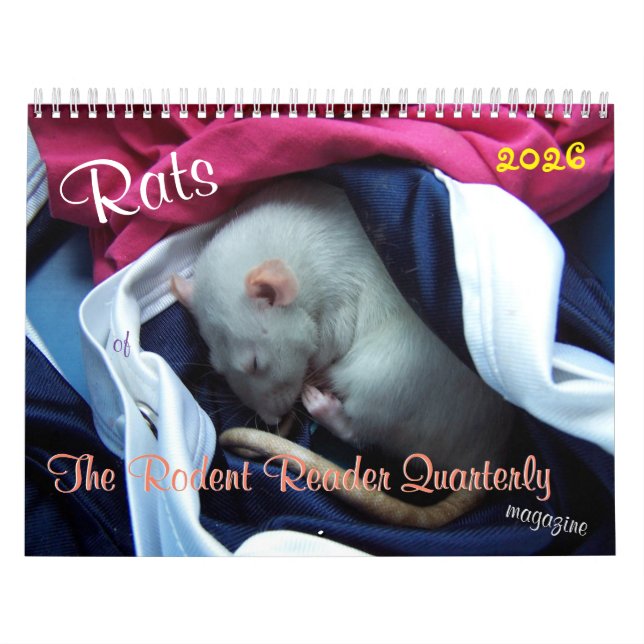 2026 Rats of The Rodent Reader Calendar G Kalender (Titelbild)