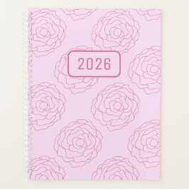 2026 Rosen in Aufwärtstrend: Dunkelrosa Rosen auf Planer