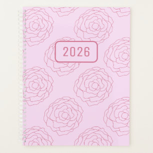 2026 Rosen in Aufwärtstrend: Dunkelrosa Rosen auf Planer