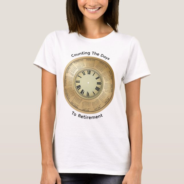 2026 Ruhestandszählung des Tages T - Shirt (Vorderseite)