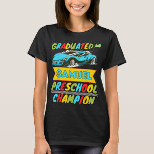 2026 Samuel Personalisierter letzter Tag im Vorsch T-Shirt