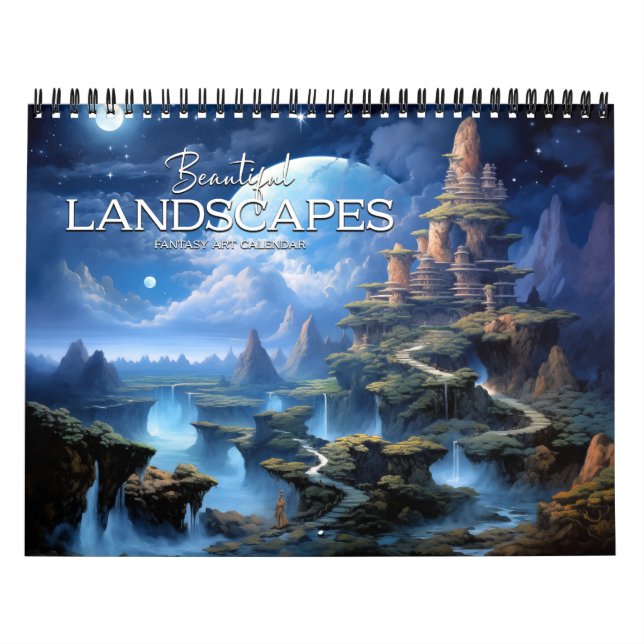 2026 Schöne Landschaften 5 Fantasy Nightscapes Kalender (Titelbild)