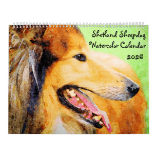 2026 Shetland Sheepdog Sheltie Mama Besitzer Kalender
