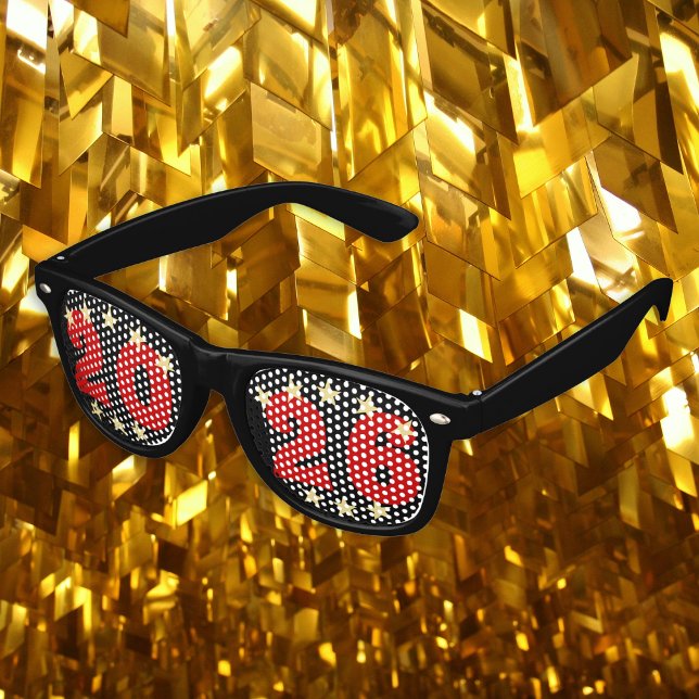 2026 Silvester Party Swag Sonnenbrille Shades (2026 New Years Eve Party Swag Sunglasses Shades)