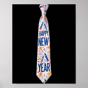2026 Silvesterparty Feuerwerk Lustige Feier Poster