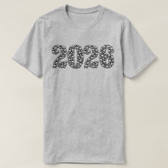 2026 Skulls T-Shirt (Design vorne)