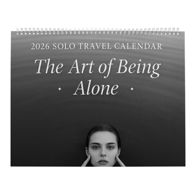 2026 Solo Reisekalender - Die Kunst des Alleinsein Kalender (Titelbild)