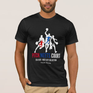 2026 Sportmeisterschaft Basketball Fußball T-Shirt