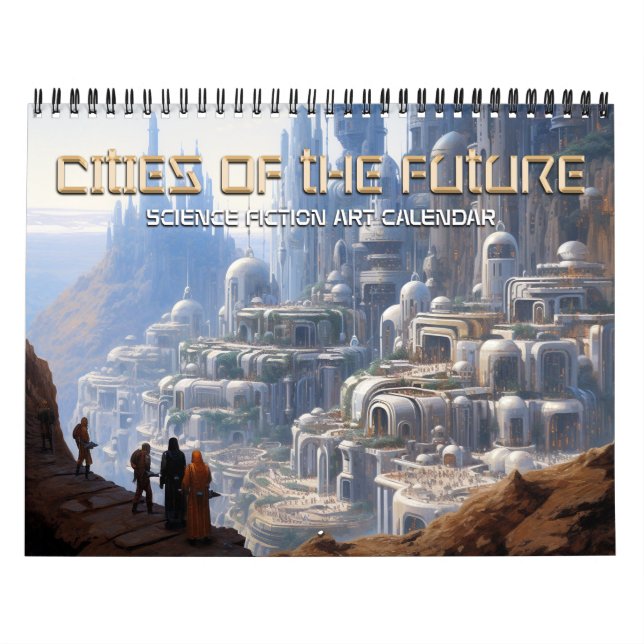 2026 Städte der Zukunft 5 Science Fiction Kalender (Titelbild)