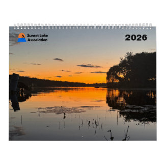 2026 Sunset Lake Calendar Kalender