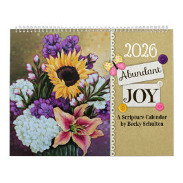 2026 Überreich-Freude-Schrift-Kalender Kalender