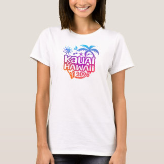 2026 Urlaub oder Reise nach Hawaii Kauai T-Shirt