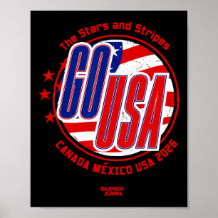 2026 USA Fussball Fan Weltmeisterschaft Poster