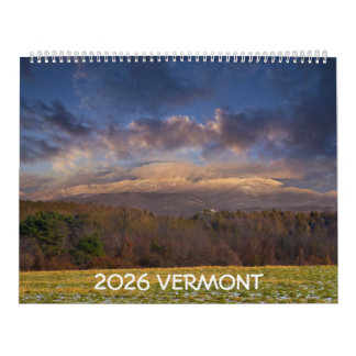 2026 Vermont Kalender