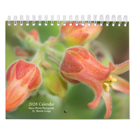 2026 Wandkalender Blumen in Makrofotografie