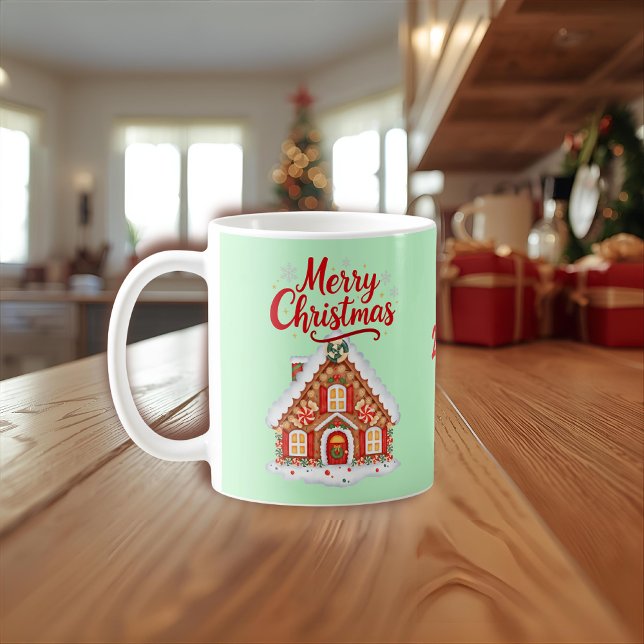 2026 Weihnachts-Haus-Tasse  Kaffeetasse (Von Creator hochgeladen)