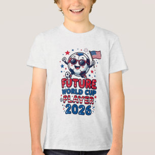 2026 Weltmeisterschaft Tri-Nation Fan Art, Nordame Tri-Blend Shirt