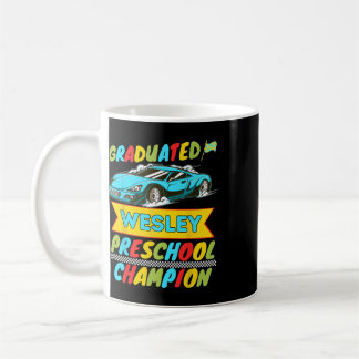 2026 Wesley Personalisierter letzter Tag im Vorsch Kaffeetasse