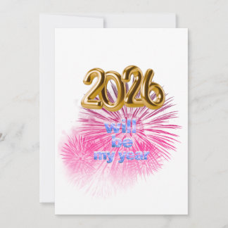 2026 Will Be My Year Einladung