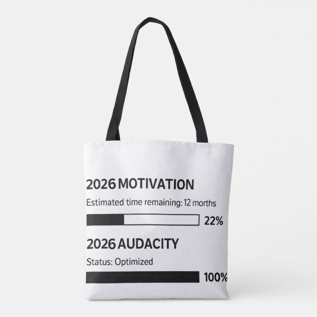 2026 Will Be My Year Tasche (Rückseite)