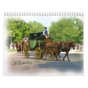 2026 Williamsburg Ölfarben-Kalender Kalender