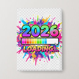 2026 Wird geladen... Fortschrittsbalken-Aufkleber Button