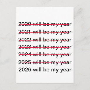 2026 Wird Mein Jahr Lustig Sarkastisch Neujahr Postkarte