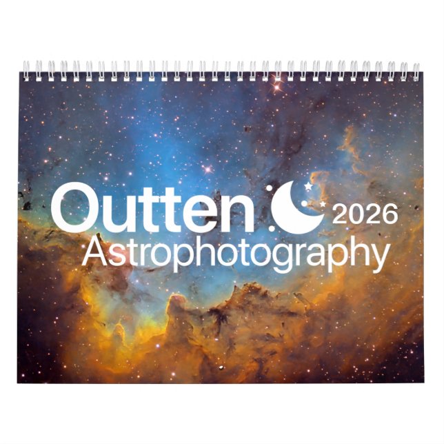 2026 Year Of Space Outten Astrophotography Calenda Kalender (Titelbild)