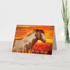 2026 Year of the Fire Horse - Traveler Karte