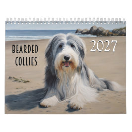 2027 Bearded Collies Kalender