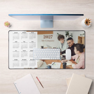 2027 Benutzerdefinierter Geschäftskalender großes Schreibtischunterlage
