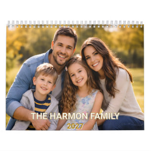 2027 Benutzerdefinierter Kalender Personalisiert