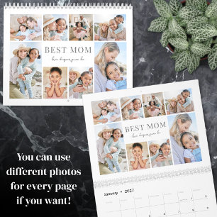 2027 Benutzerdefiniertes Foto der Mutter Kalender