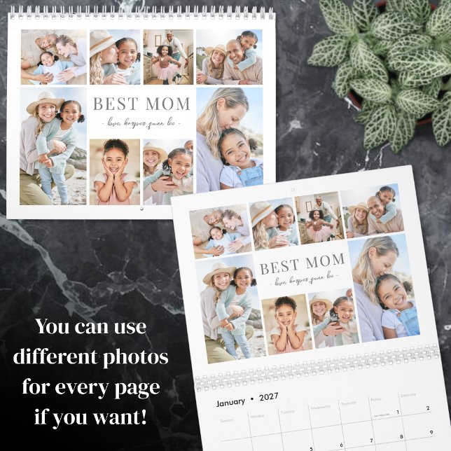 2027 Benutzerdefiniertes Foto der Mutter Kalender (2027 Custom Mom Photo Calendar )