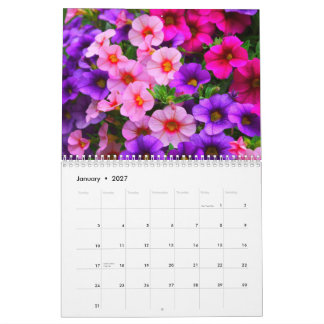 2027 Blumenkalender Kalender