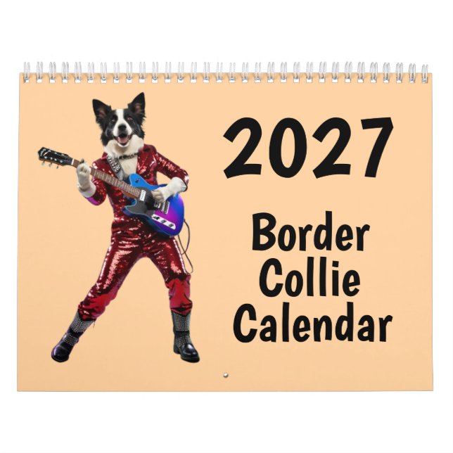  2027 Border Collie-Kalender Kalender (Titelbild)