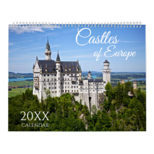2027 Burgen Europas Wandkalender Landschaft