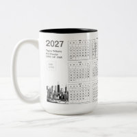 2027 Chicago Skyline Geschäftslogo Minimalistisch