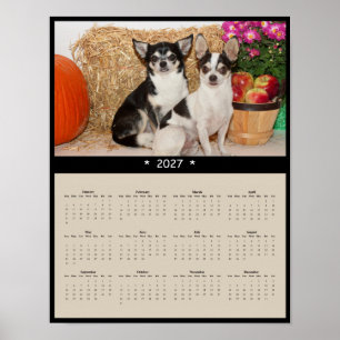 2027 Chihuahua-Wandkalender - Kleiner Begleiter Poster