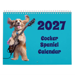 2027 Cocker Spaniel Hundkalender Kalender