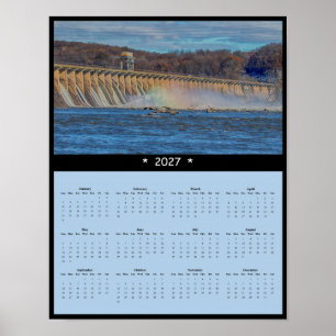2027 Conowingo-Damm-Wandkalender - Eagle Haven Poster